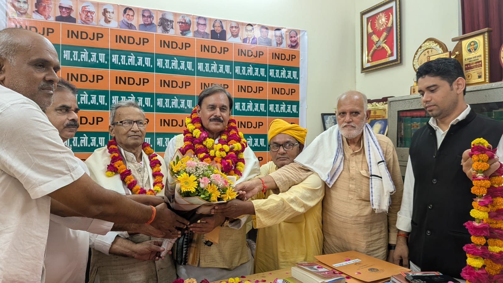रामाशीष राय बने भारतीय राष्ट्रीय लोकतांत्रिक जनता पार्टी के राष्ट्रीय अध्यक्ष